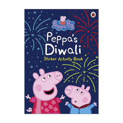 英文原版 Peppa Pig Peppa's Diwali Sticker Activity Book 小猪佩奇的排灯节 贴纸活动书 英文版 进口英语原版书籍