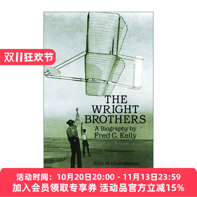 英文原版 The Wright Brothers 莱特兄弟权威传记 飞机制造 飞行力学 早期航空历史 英文版 进口英语原版书籍