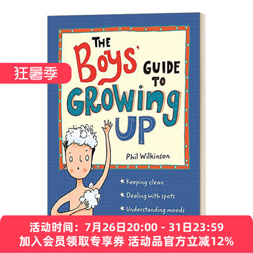 英文原版 The Boys Guide to Growing Up 男孩青春期成长指南 英文版 进口英语原版书籍