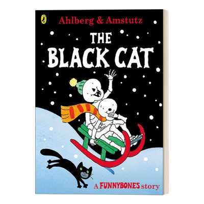 英文原版绘本 Funnybones The Black Cat 有趣的骨头系列 黑猫 英文版 进口英语原版书籍