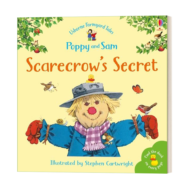 英文原版 Farmyard Tales Poppy and Sam Scarecrow's Secret 农场故事 稻草人的秘密 儿童启蒙故事书 英文版 进口英语原版书籍