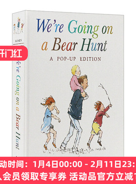 我们一起去猎熊 英文原版 We're Going on a Bear Hunt A Celebratory Pop-up Edition 立体书 英文版 进口英语原版书籍