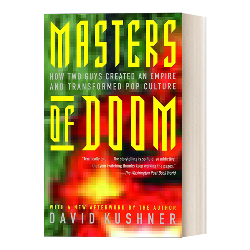 英文原版 Masters Of Doom DOOM启世录游戏领域传记豆瓣高分推荐 David Kushner英文版进口英语原版书籍