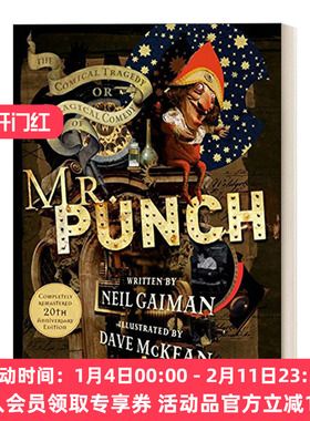 彭趣先生的悲喜剧 英文原版小说 The Comical Tragedy or Tragical Comedy of Mr Punch 木偶故事 尼尔·盖曼 英文版 进口书