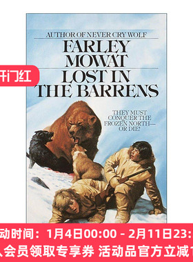 英文原版 Lost in the Barrens 迷失在荒芜之地 青少年冒险小说 鲸之殇作者法利·莫厄特 英文版 进口英语原版书籍