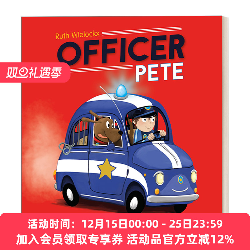皮特警官 英文原版 Officer Pete Daring Stories 4-9岁儿童幽默故事绘本 名家Ruth Wielockx 英文版 进口英语原版书籍