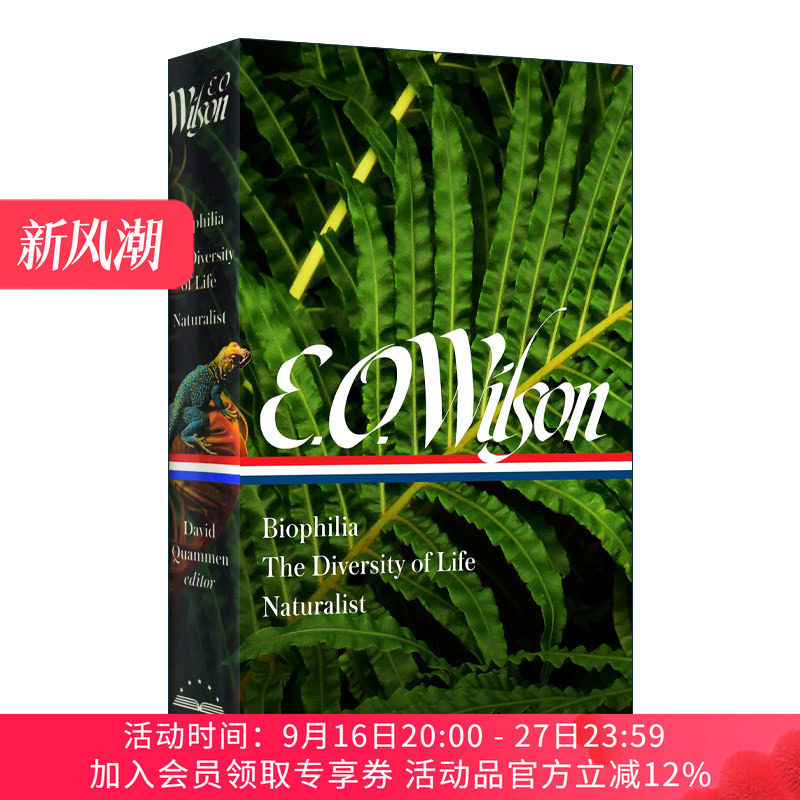 威尔逊 英文原版 E. O. Wilson 热爱生物 生命的多样性 博物学家 美国图书馆 英文版 进口英语书籍