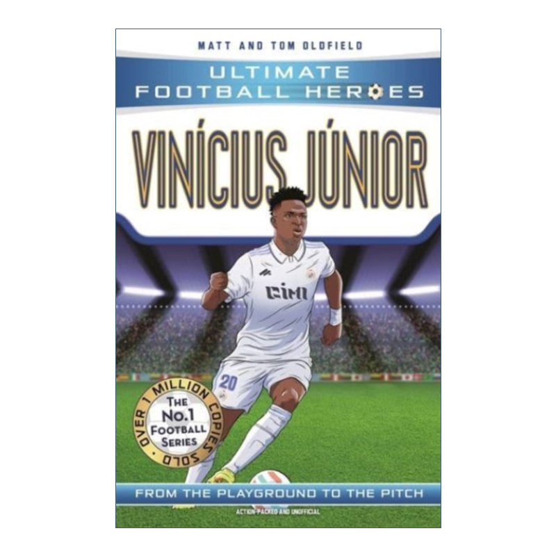 英文原版 Vinicius Junior 超级足球明星人物传记 维尼修斯 Ultimate Football Heroes 英文版 进口英语原版书籍
