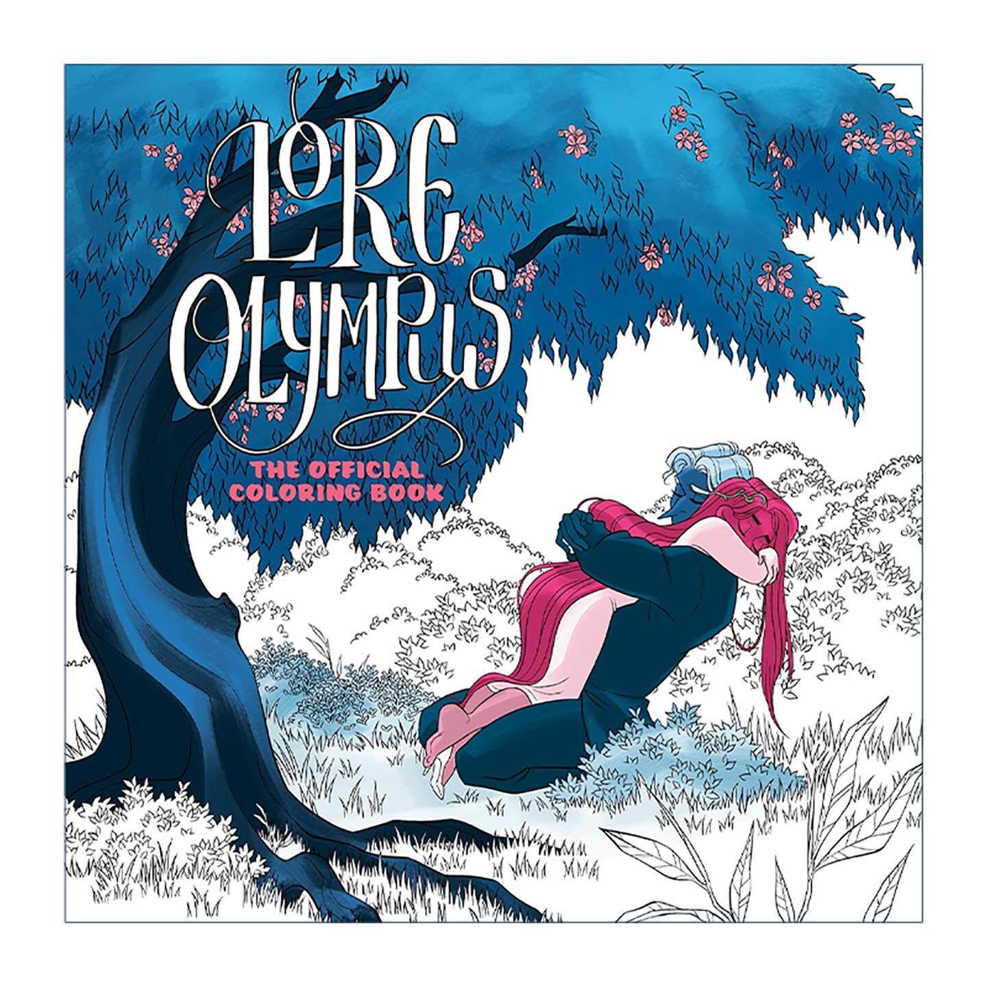 英文原版 Lore Olympus 奥林匹斯爱情故事 涂色填色书 艾斯纳奖经典漫画场景线稿插画 英文版 进口英语原版书籍