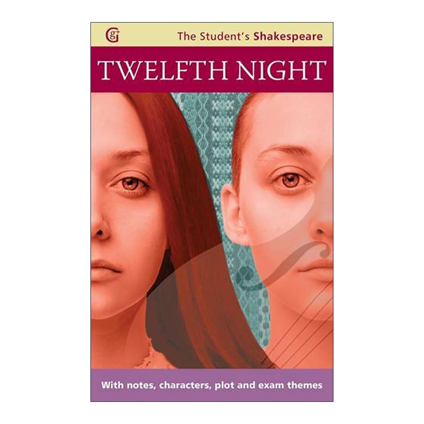 英文原版 Twelfth Night The Student's Shakespeare 莎士比亚戏剧学生读本 第十二夜 含注释 人物和情节分析以及考试主题 英文版