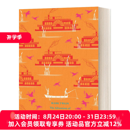 英文原版小说 The Adventures of Huckleberry Finn 哈克贝利费恩历险记 马克吐温 英文版 进口英语原版书籍
