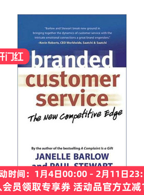英文原版 Branded Customer Service 品牌化客户服务 新的竞争优势 市场营销 Janelle Barlow 英文版 进口英语原版书籍