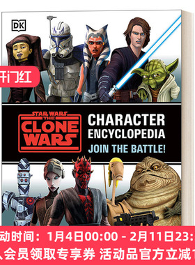英文原版 星球大战克隆人战争角色百科全书 Star Wars The Clone Wars Character Encyclopedia 加入战斗 英文版 进口英语原版书籍