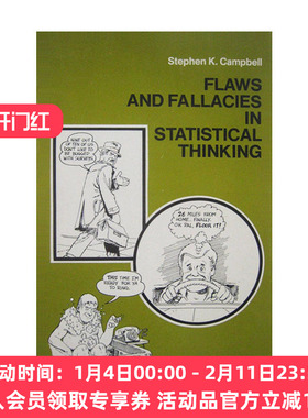英文原版 Flaws and Fallacies in Statistical Thinking 统计思维中的缺陷和谬误 数学 Stephen K. Campbell 进口英语原版书籍