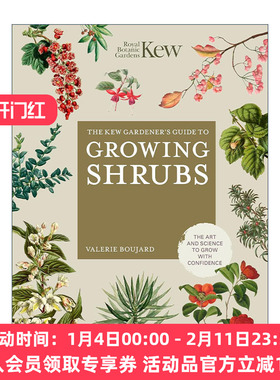 英文原版 The Kew Gardener's Guide to Growing Shrubs 邱园灌木种植指南 精装 英文版 进口英语原版书籍