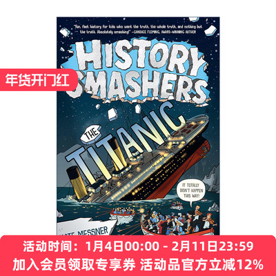 英文原版 History Smashers The Titanic 历史粉碎机系列 泰坦尼克号 儿童科普百科 Kate Messner 英文版 进口英语原版书籍
