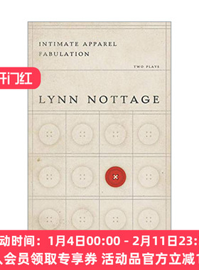 英文原版 Intimate Apparel/Fabulation 内衣 普利策奖获得者Lynn Nottage林·诺塔奇 英文版 进口英语原版书籍