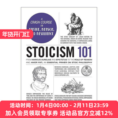 英文原版 Stoicism 101 斯多葛派 精装 英文版 进口英语原版书籍