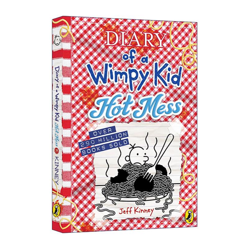 英文原版 Diary of a Wimpy Kid Hot Mess Book 19 小屁孩日记19 一团糟 精装 英文版 进口英语原版书籍