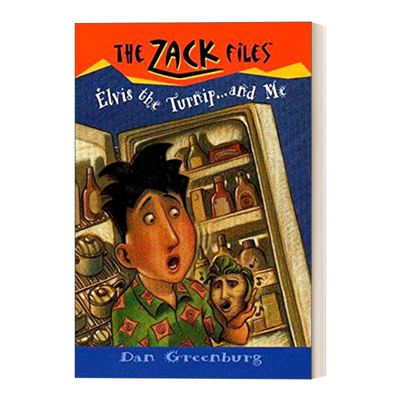 英文原版 The Zack Files 14 Elvis the Turnip and Me 札克档案系列14 儿童冒险章节桥梁书 Dan Greenburg 进口英语原版书籍