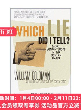 英文原版 Which Lie Did I Tell 我说了哪个谎 电影行业的更多冒险 奥斯卡获奖编剧William Goldman 英文版 进口英语原版书籍