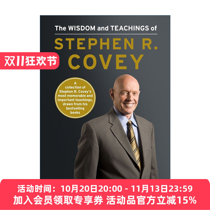 柯维的智慧 英文原版 The Wisdom and Teachings of Stephen R. Covey 高效能人士的七个习惯作者史蒂芬柯维 英文版 进口英语书籍
