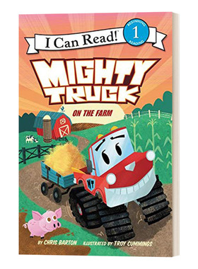 英文原版 Mighty Truck on the Farm 威猛卡车在农场 I Can Read系列 英文版 进口英语原版书籍