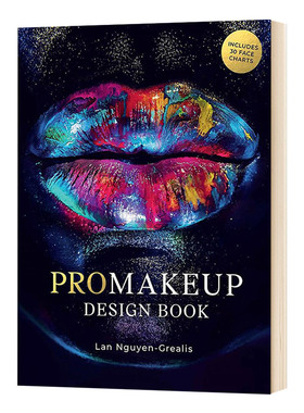 华研原版 舞台特效化妆指南 英文原版 ProMakeup Design Book 专业化妆设计用书 Lan Nguyen-Grealis 英文版 进口英语书籍