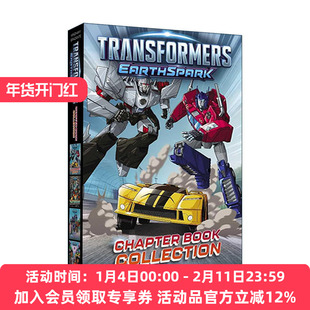 英文原版 变形金刚 地球火种 Transformers EarthSpark Chapter Book Collection 4册章节书盒装 英文版 进口英语原版书籍