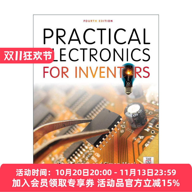 英文原版 Practical Electronics for Inventors 实用电子元器件与电路基础 第4版 电子设计宝典 英文版 进口英语原版书籍