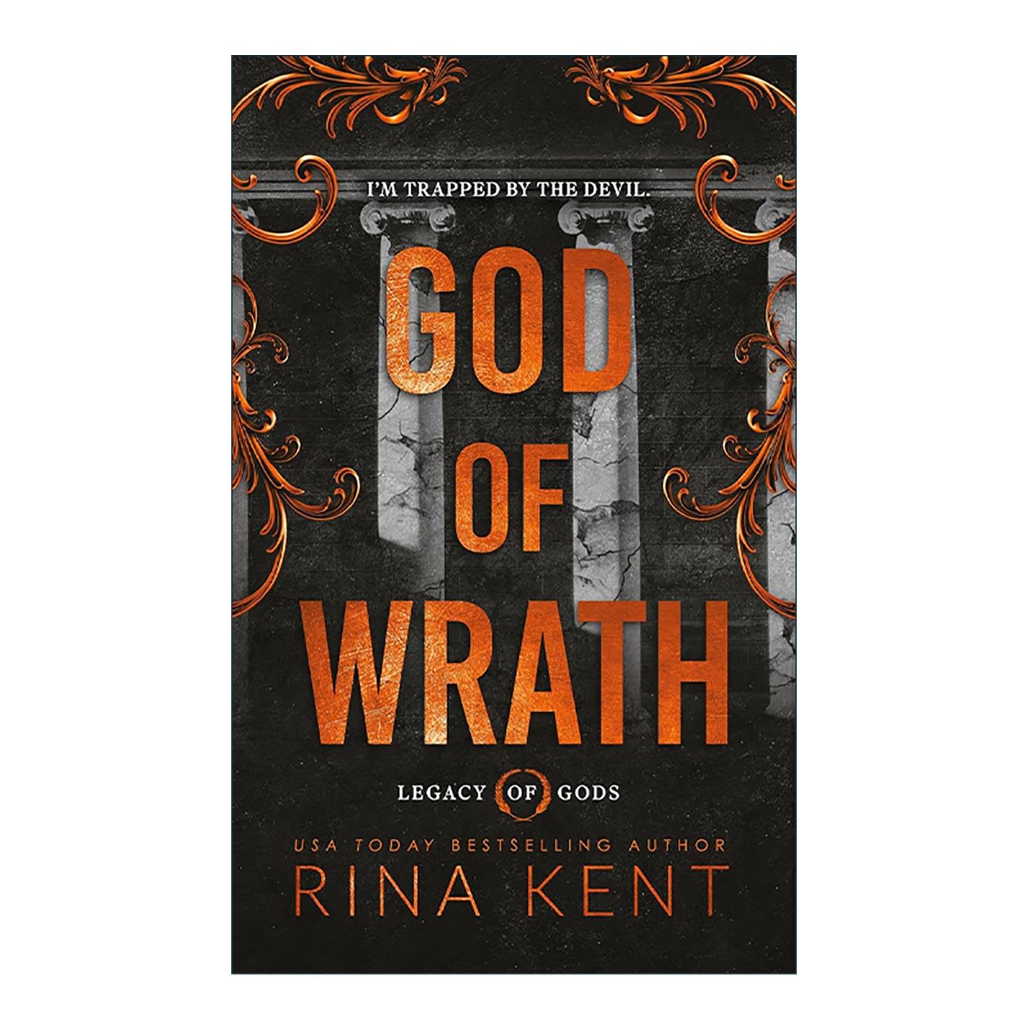 英文原版 God of Wrath 愤怒之神 Rina Kent畅销成人浪漫小说 神之遗产系列3 英文版 进口英语原版书籍