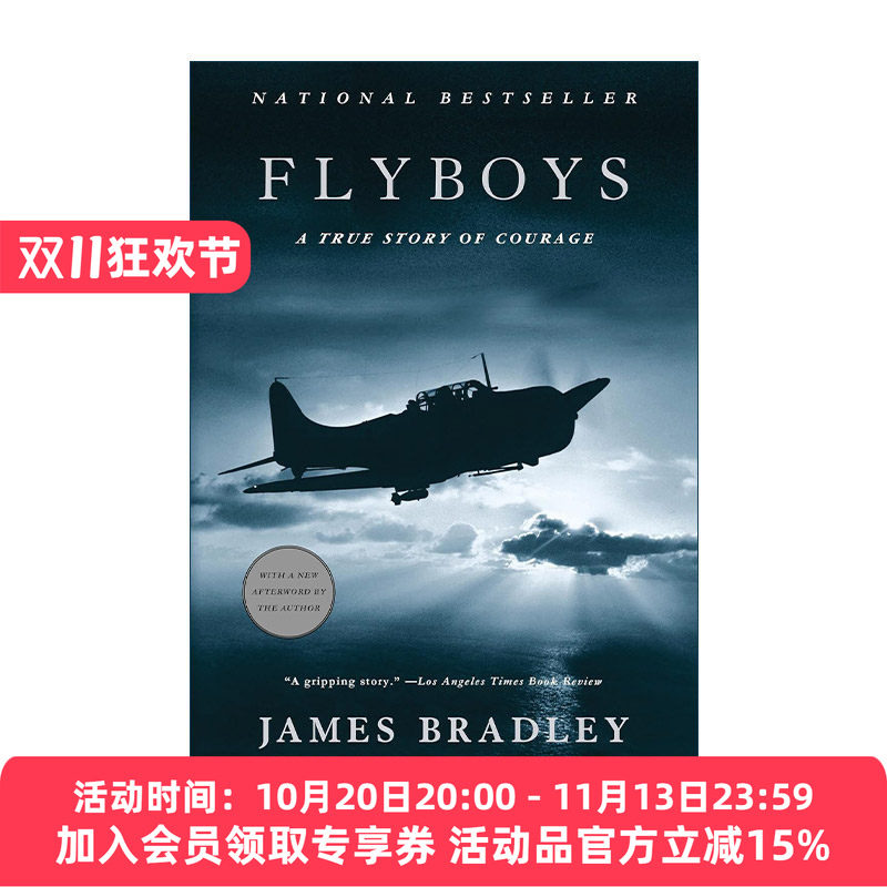 英文原版 Flyboys 飞行员 勇敢的真实故事 詹姆斯·布拉德利 英文版 进口英语原版书籍