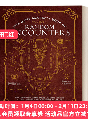 游戏大师 随机冒险 英文原版 The Game Master's Book of Random Encounters 带随机NPC生成器 英文版 进口英语原版书籍