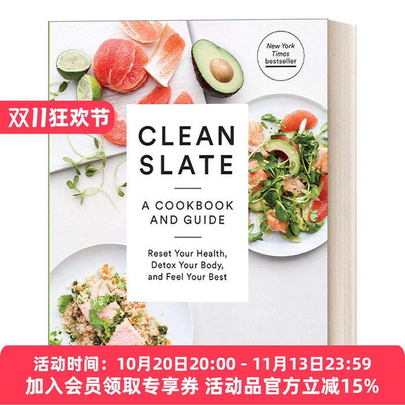 重新开始 英文原版 Clean Slate A Cookbook and Guide 重置健康 给你的身体排毒的低脂营养食谱 英文版 进口英语原版书籍