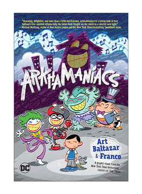 英文原版 ArkhaManiacs 2023 Ed 阿卡姆的小疯子们 超级英雄 DC儿童漫画 Art Baltazar 英文版 进口英语原版书籍