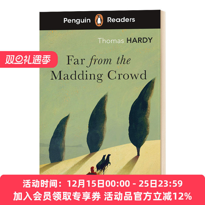 企鹅兰登小说分级读物5级 远离尘嚣 英文原版 Penguin Readers Level 5 Far from the Madding Crowd 英文版进口英语分级阅读书籍