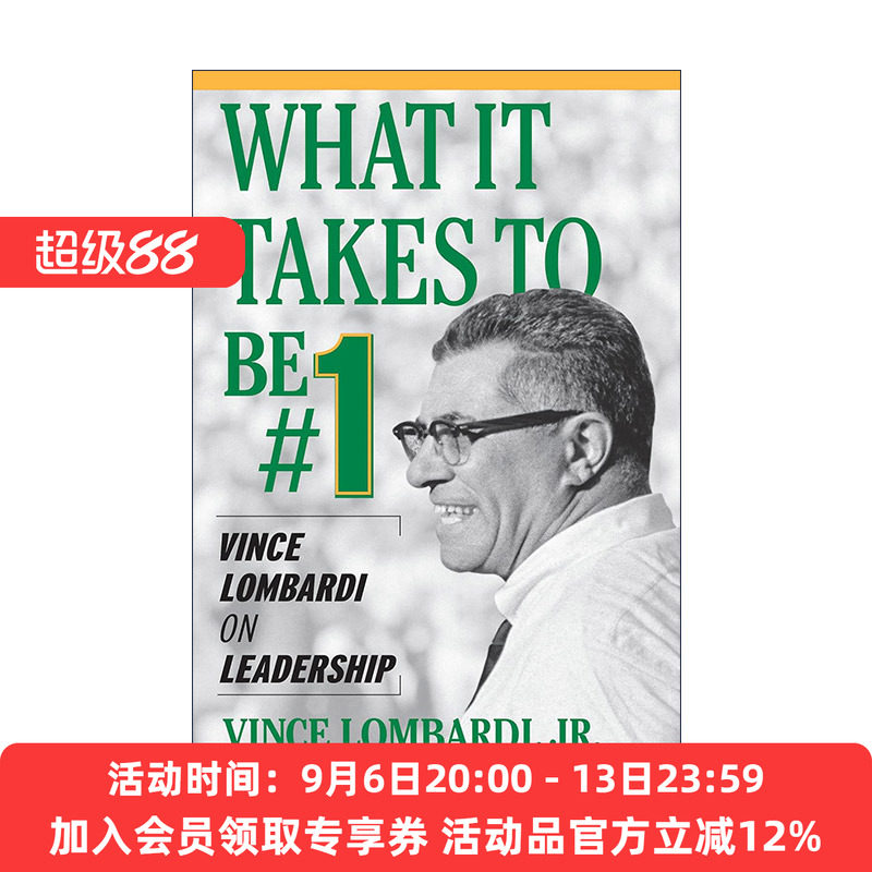 英文原版 What It Takes to Be #1 美国传奇橄榄球教练文斯·隆巴迪的执教理念 英文版 进口英语原版书籍