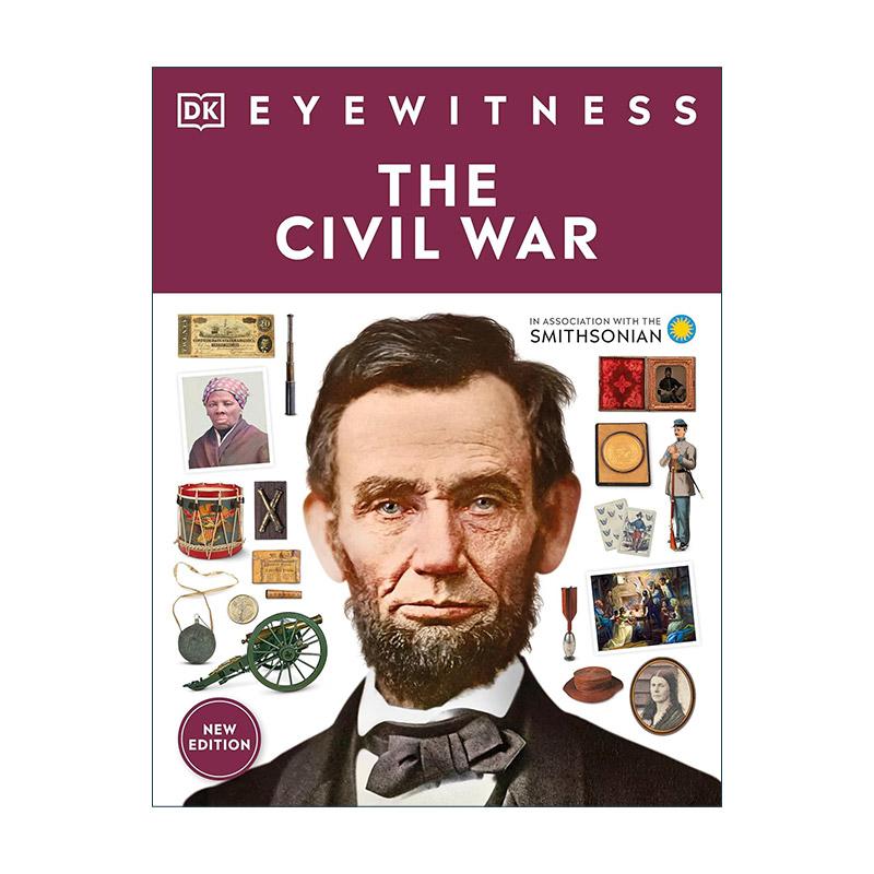 英文原版 DK Eyewitness The Civil War 目击者系列 美国内战 儿童人文社科科普百科 英文版 进口英语原版书籍