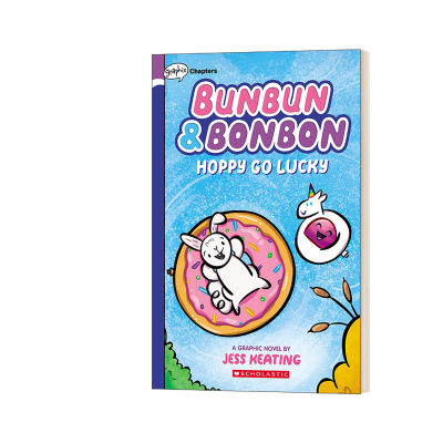 英文原版 Bunbun & Bonbon 2 Hoppy Go Lucky 兔笨笨和糖帮帮2 儿童英语课外阅读全彩漫画书 温暖治愈童话 英文版 进口英语书籍