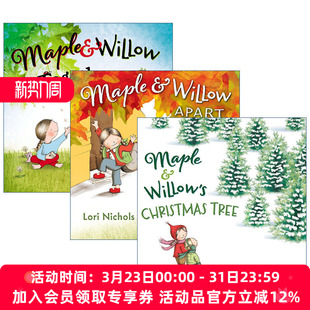 绘本 英文原版 3册 甜姐妹系列 Lori 进口英语原版 and 英文版 Maple 书籍 Willow Nichols 儿童成长精装
