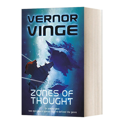 英文原版小说 Zones of Thought A Fire Upon the Deep  A Deepness in the Sky 界区 2本合订版 弗诺文奇 英文版 进口英语书籍