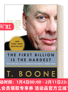英文原版 The First Billion is the Hardest 我的人生“狠”字当头“油神”皮肯斯的枭雄智慧 T. Boone Pickens 英文版进口英语书