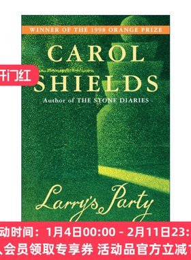 拉里的家宴  英文原版 Larry's Party 卡罗尔·希尔兹 橘子文学奖 英文版 进口英语原版书籍