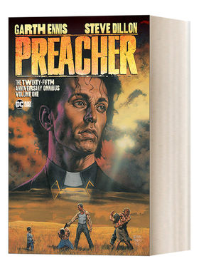 传教士 英文原版 Preacher the 25th Anniversary Omnibus Vol. 1 25周年完全纪念收藏版 DC漫画 Garth Ennis 精装 英文版进口书