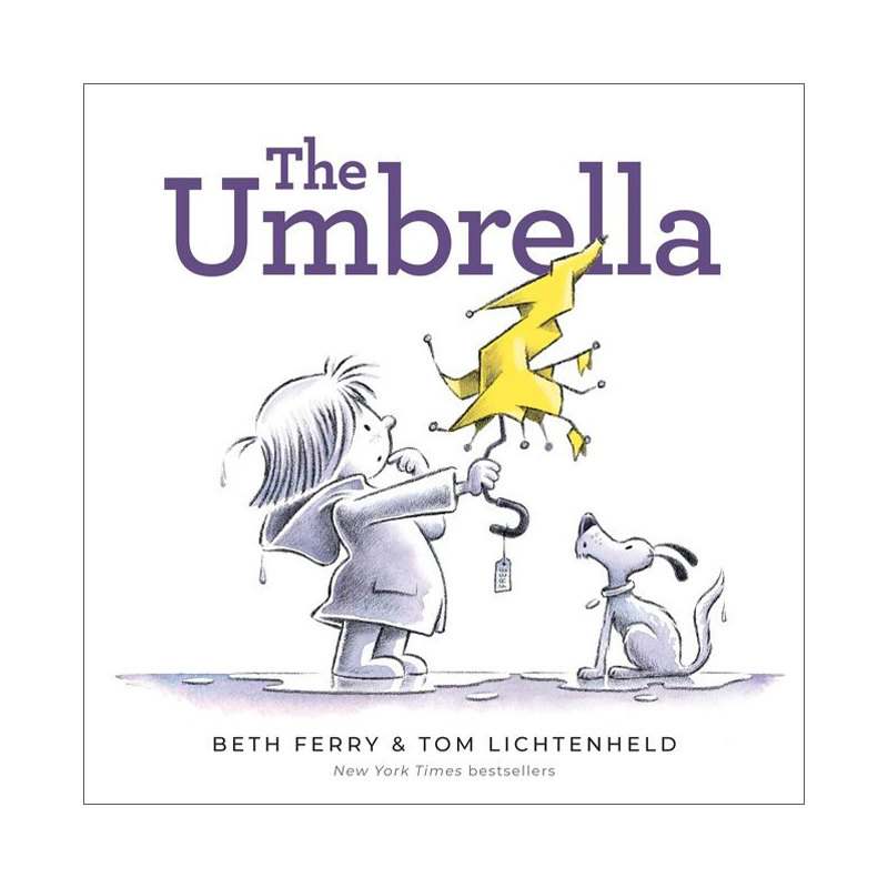 雨伞 英文原版绘本 The Umbrella 精装绘本 幽默故事 友谊 Beth Ferry 英文版 进口英语原版书籍