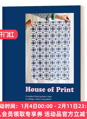 英文原版 House of Print: A modern printer's take on design  colour and pattern印刷厂：现代印刷商对设计、颜色和图案的看法