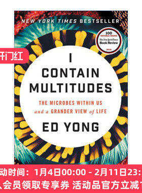 我包罗万象  英文原版 I Contain Multitudes 微生物视野下的生命图景全纪录 精装 英文版 进口英语原版书籍