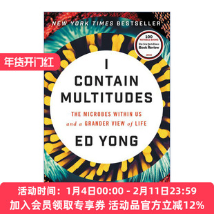 我包罗万象  英文原版 I Contain Multitudes 微生物视野下的生命图景全纪录 精装 英文版 进口英语原版书籍
