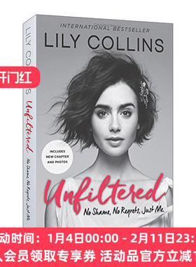 真实的莉莉 英文原版小说 Unfiltered 无羞无悔 本真自我 英文版 进口英语原版书籍