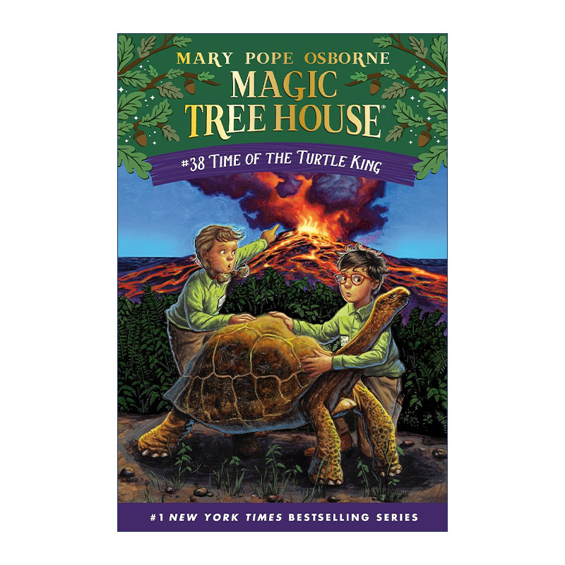 英文原版 Time of the Turtle King Magic Tree House 38 龟王时代 神奇树屋38 精装 英文版 进口英语原版书籍